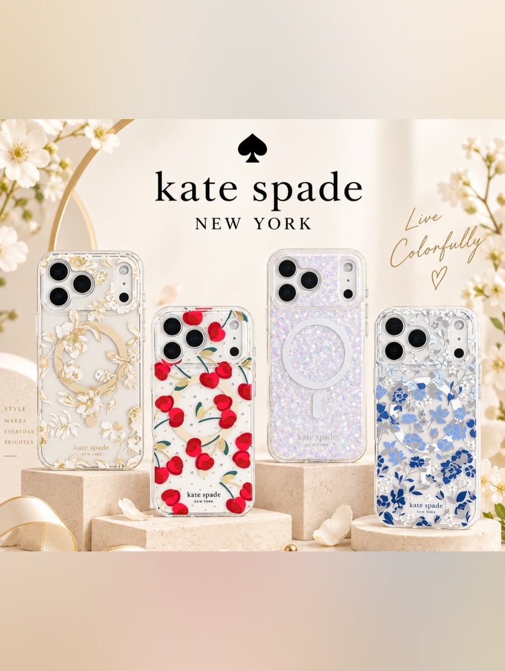 Kate Spade New York Chunky Glitter MagSafe iPhone 6.6" New (2025)